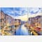 Designart - Grand Canal Panorama - Landscape Photography Canvas Print